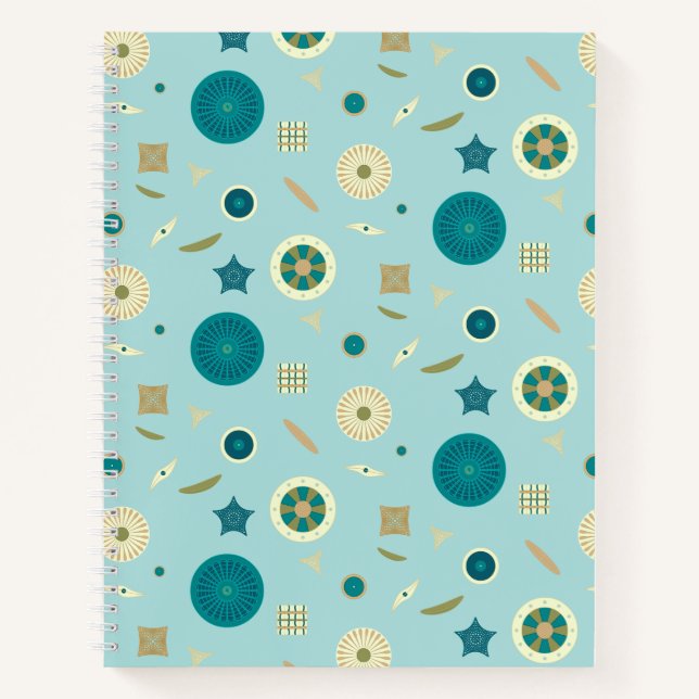 Delightful Diatom Spiral Notebook Notizbuch (Vorderseite)