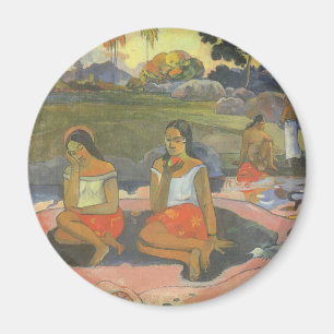 Delightful Drowsiness von Paul Gauguin, Vintage Ar Magnet
