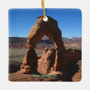 Delikatbogen Keramikornament