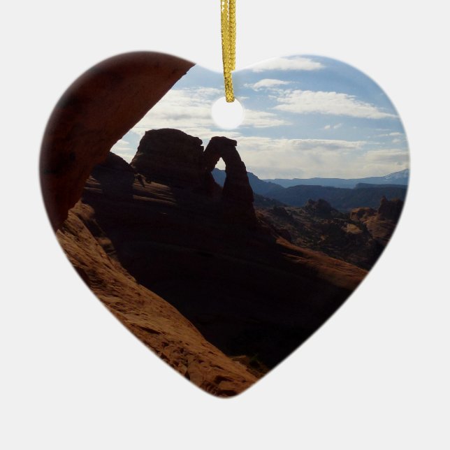 Delikate Arche through Rock Window at Arches Keramikornament (Vorne)