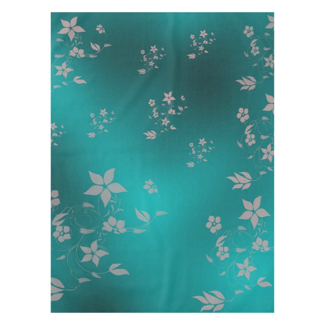 Delikate asiatische Blume Tischdecke (Vorderseite)