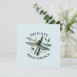 Delikate Ausdauer - Künstlerische Libelle