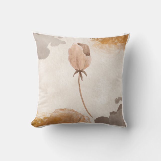 Delikate Blume Kissen (Vorderseite)
