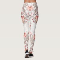 Delikate Blume nahtlose Muster Leggings