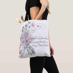 Delikate Blume Tasche