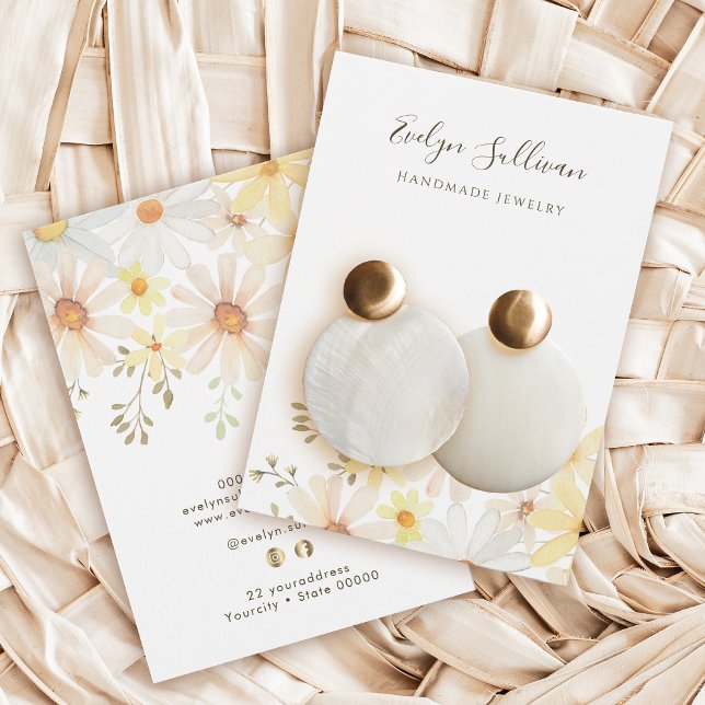 Delikate Diashosen Ohrring-Grafikkarte (Von Creator hochgeladen)