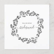 Delikate florale Moderne Brautjungfrau Hochzeit