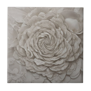 Delikate Gardenia Weiße Blume Fliese