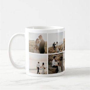 Delikate Hochzeitsabenteuer Foto Collage Tasse