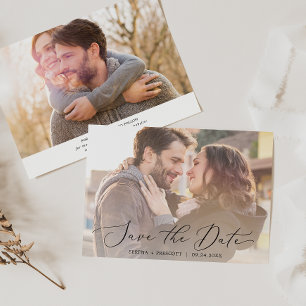 Delikate Horizontal Light Foto Overlay Save The Date