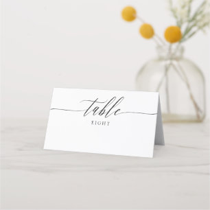 Delikate kalligraphische Namen & Hochzeitsplatz Ca Platzkarte