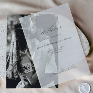 Delikate klassische Hochzeit Speichern Sie die Dat