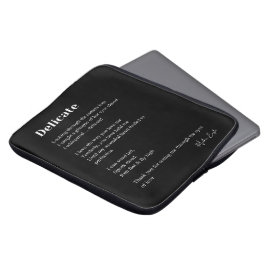 Delikate Liebe Gedicht Poetry Mauer Posterdekor Laptopschutzhülle