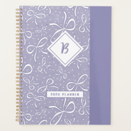 Delikate Lila Coquette Bows Planer