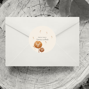 Delikate Lüster für immer in unserem Herzen Runder Aufkleber