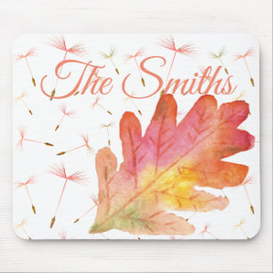 Delikate Lüster und Herbstleaf Mousepad