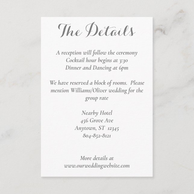 Delikate Magnolia Details Karte (Vorderseite)