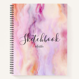Delikate Malereien Kunst Elegantes Sketchbuch Notizbuch