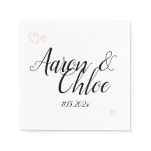 Delikate Minimalistische Kalligrafie-Hochzeit