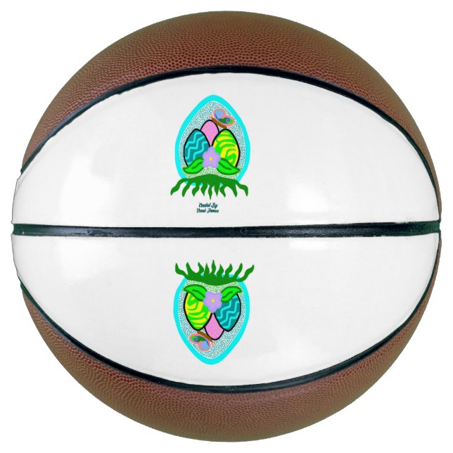 Delikate Ostereier Basketball (Vorderseite)