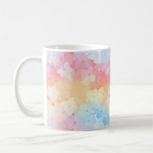 Delikate Pastel Blume Frühjahr Kaffeetasse