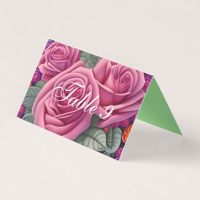 Delikate pastellrosa Hochzeitsstipps - Rose (Vorderseite)