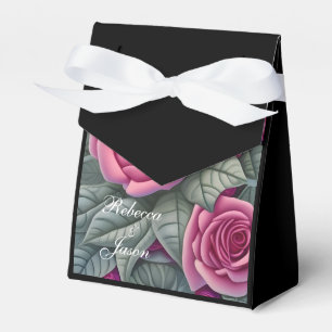 Delikate pastellrosa Hochzeitsstipps - Rose Geschenkschachtel