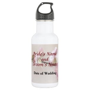 Delikate Pink Phalaenopsis Orchid Wedding Trinkflasche