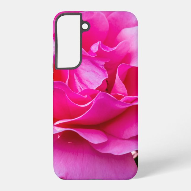 Delikate rosa Rosa Rose. Samsung Galaxy Hülle (Rückseite)