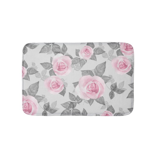 Delikate Rose 1 Badematte (Vorderseite)