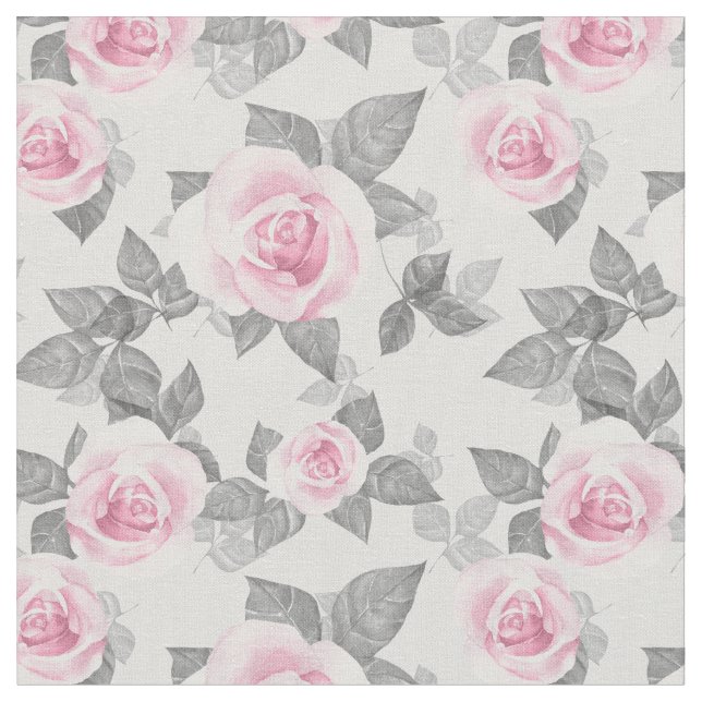 Delikate Rose 1 Stoff (Nahaufnahme)