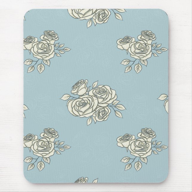 Delikate Rose Mousepad (Vorne)