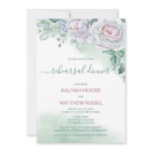 Delikate Rose Probe Abendessen