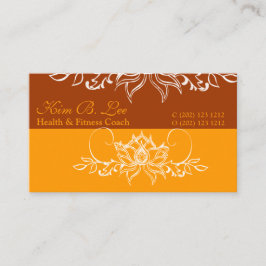 Delikate Soft Boho White Indian Lotus Blume Bold Visitenkarte