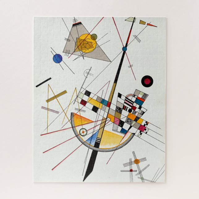 Delikate Spannung, Nr. 85 von Wassily Kandinsky (Vertikal)