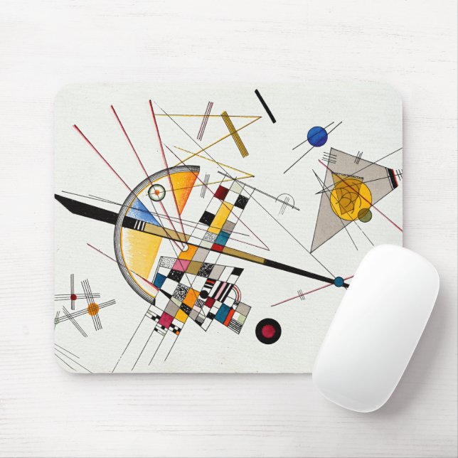 Delikate Spannung, Nr. 85 von Wassily Kandinsky Mousepad (Mit Mouse)