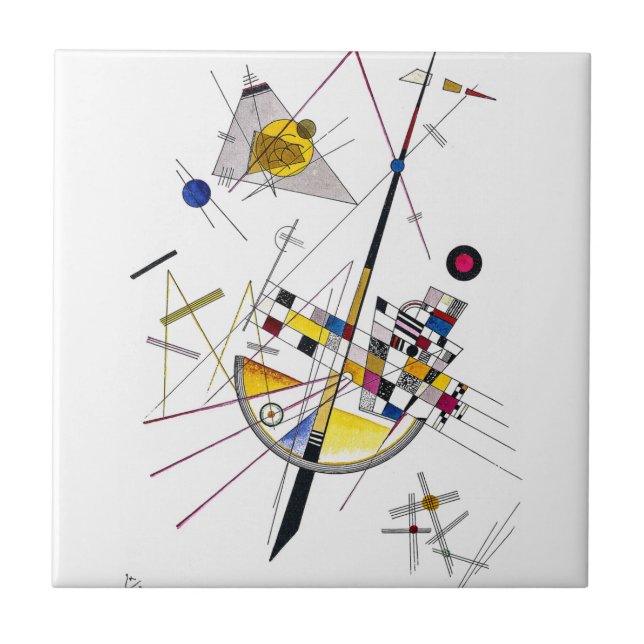 Delikate Tension #85 - Kandinsky Fliese (Vorderseite)