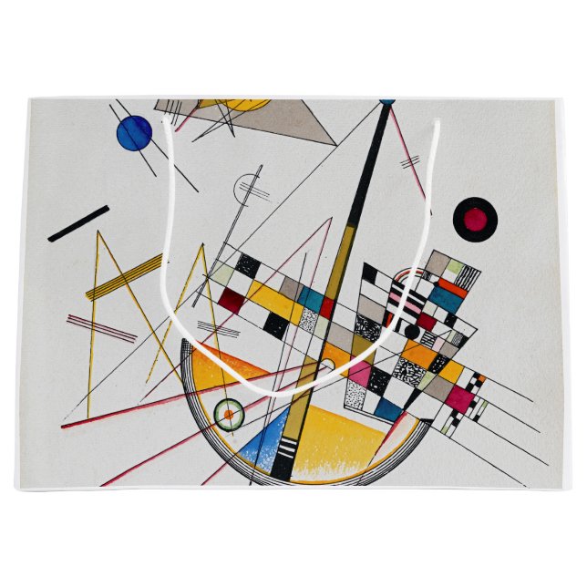 Delikate Tension No.85, Wassily Kandinsky Große Geschenktüte (Vorderseite)