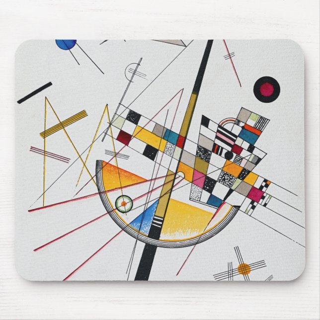 Delikate Tension No.85, Wassily Kandinsky Mousepad (Vorne)