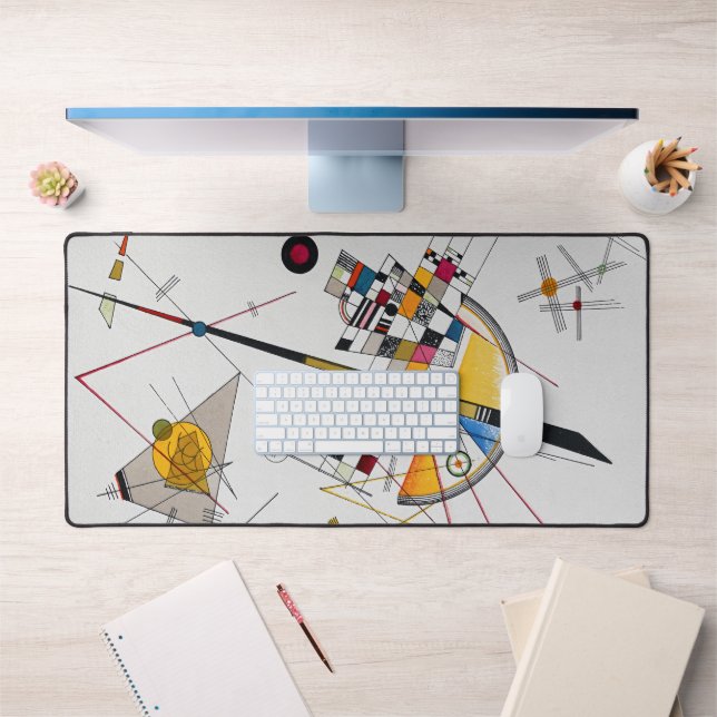 Delikate Tension No.85, Wassily Kandinsky Schreibtischunterlage (Büro 1)