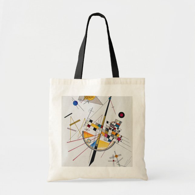 Delikate Tension No.85, Wassily Kandinsky Tragetasche (Vorne)