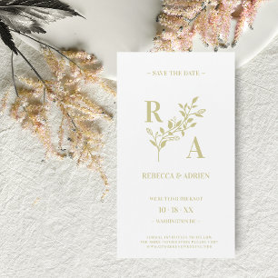 Delikate und romantische Blumenzeremonie Magnetkarte