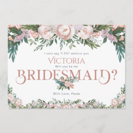 Delikate Wasserfarbe Blumenblüte Einladung