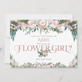 Delikate Wasserfarbe Blumenblüte Einladung