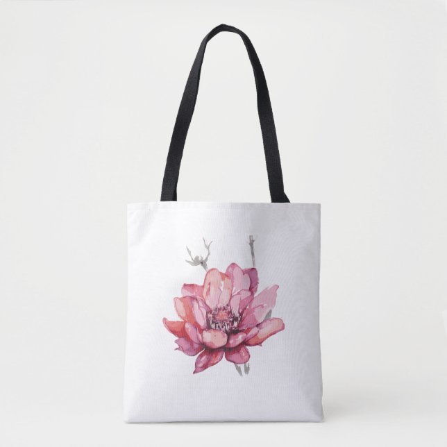 Delikate Wasserfarben Tasche (Vorderseite)