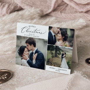 Delikate Weihnachtsfeiertage Dankeskarte