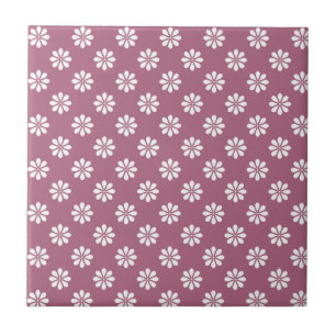 Delikate weiße Blume Elegantes Design der Wohngest Fliese