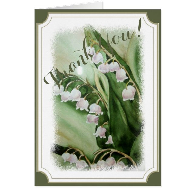 DELIKATE WEISSE LILY OF THE VALLEY DANKE (Vorne)