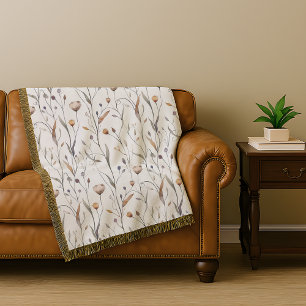 Delikate Wildblumen Decke