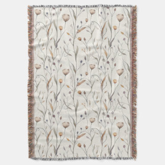Delikate Wildblumen Decke